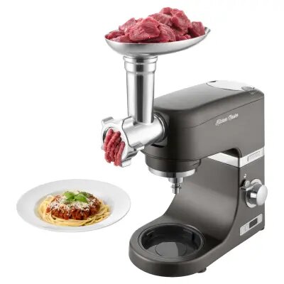Kitchen Machine/ Sencor STM 7878BK Food processor, 4.5-litre stainless steel bowl, Extremely powerful 1,000W, 1.5-litre glass blending jug, 8 speed levels, Pulse funct