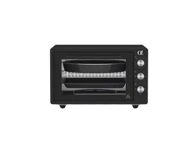 Oven/ OZ / OZ4232AA  BLACK  /  42 Lt, Midi Oven / 1 Square Tray + 1 Round Tray + Wire Grid