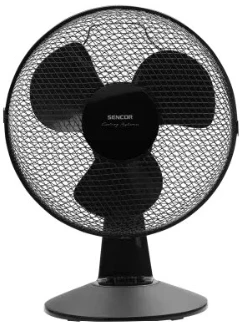 Fan/ Sencor SFE 3011BK Desk Fan, 35 W, Diameter- 30 cm, 340 x 265 x 465mm, Black