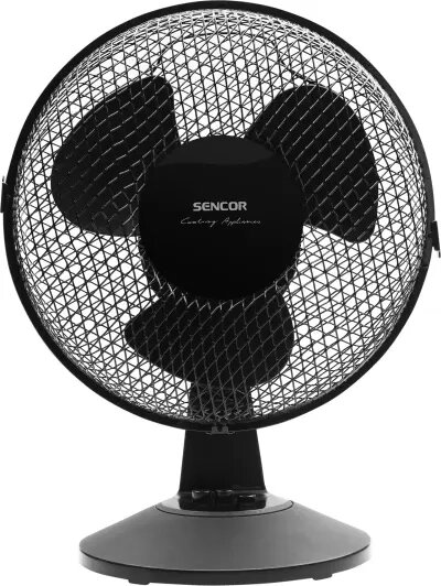 Fan/ SFE 2311BK  Desk Fan, 35 W, Diameter- 30 cm, 340 x 265 x 465mm, Black