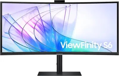 Monitor/ Samsung/ ViewFinity S6 LS34C650VAIXCI 34" WQHD 3440x1440 VA 5ms 100Hz 5 MP camera, Speakers Black