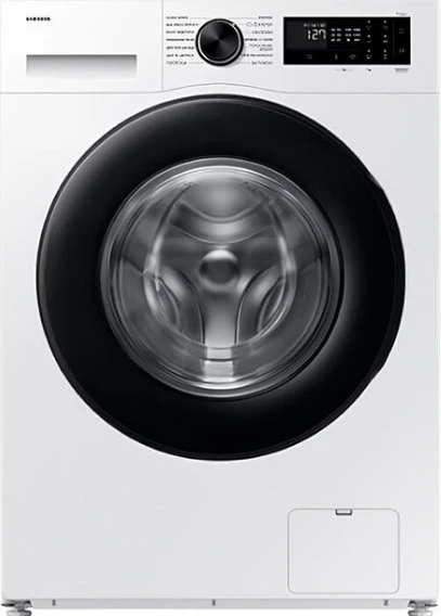 Washing Machine/ WW90DG5U34AELP 9 KG 1400 RPM 85x60x59.5 Inverter Rotary Knob AI Control LCD Display White