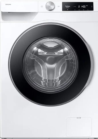 Washing Machine/ WW90DG6U34LELP 9 KG 1400 RPM 85x60x59.5 Inverter AI Control LCD Display White