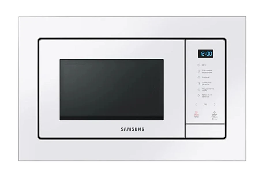 ჩასაშენებელი მიკროტალღური ღუმელი SAMSUNG MS23A7118AW/BW