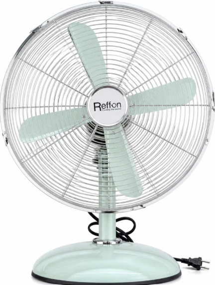 მაგიდის ვენტილატორი Reffon FT-40M-GN 50W მწვანე ქრომი