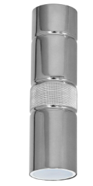 ჭერის სანათი LUMINEX Salva ქრომი 8339 GU10 1x MAX 8W