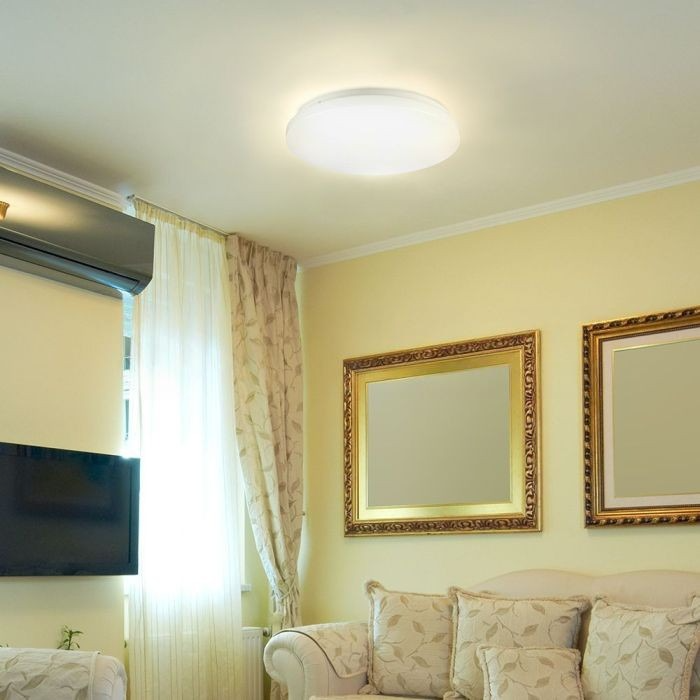 ჭერის განათება LED V-TAC 36W 3000 6400K 3900Lm CCT CHANGING 3IN1 მრგვალი 217609
