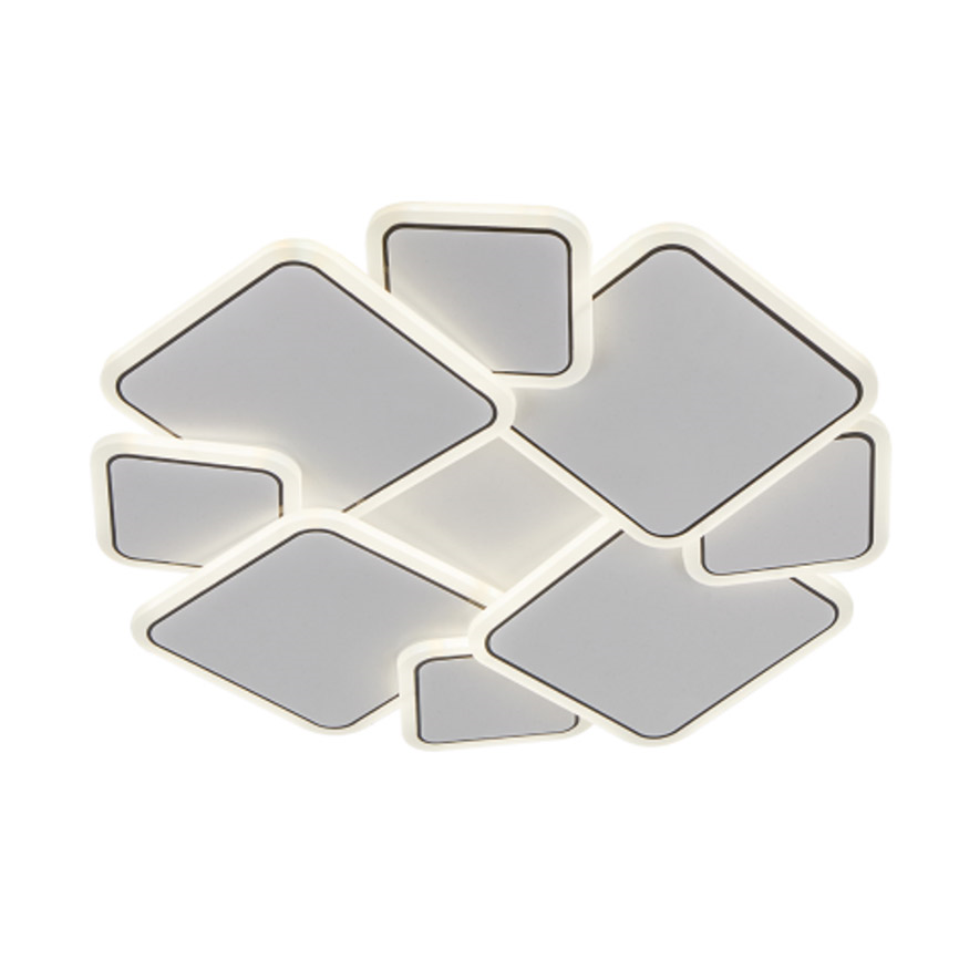 ჭაღი Bella Mita LED 1006 2.4G პულტით 136W 3000–6500K თეთრი