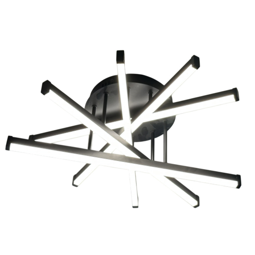 ჭაღი Bella Mita LED 1039-5 პულტით 120W 3000–6500K შავი